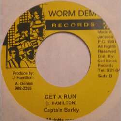 Captain Barkey Doggy Doggy / Get A Run USED VINYL 7INCH 45 RPM
