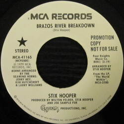 "Stix" Hooper Brazos River Breakdown USED VINYL 7INCH PROMO