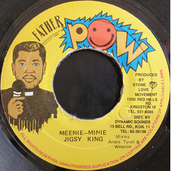 Jigsy King Meenie-Minie USED VINYL 7INCH 45 RPM REPRESS