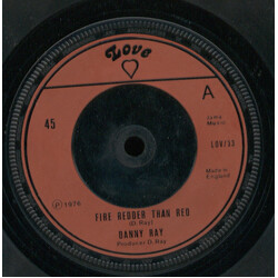 Danny Ray (2) Fire Redder Than Red USED VINYL 7INCH