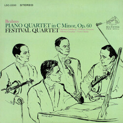 Johannes Brahms / The Festival Quartet Piano Quartet In C Minor, Op. 60 Vinyl LP USED