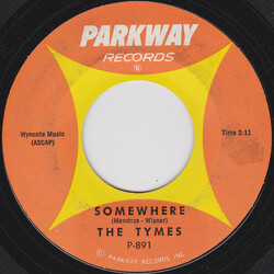 The Tymes Somewhere / View From My Window USED VINYL 7INCH 45 RPM SINGLE STYRENE