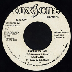 B.B. Seaton Proud As I Am USED VINYL 7INCH 45 RPM