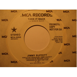 Jimmy Buffett Take It Back Vinyl 7" USED