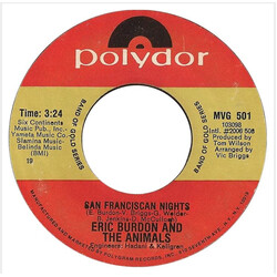 Eric Burdon & The Animals San Franciscan Nights USED VINYL 7INCH 45 RPM SINGLE REISSUE