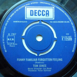 Tom Jones Funny Familiar Forgotten Feeling USED VINYL 7INCH 45 RPM SINGLE