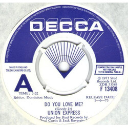 Union Express Do You Love Me? USED VINYL 7INCH 45 RPM SINGLE PROMO