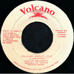 Junior Delgado Talking About Love USED VINYL 7INCH 45 RPM