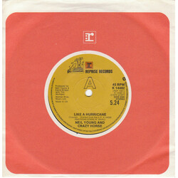 Neil Young / Crazy Horse Like A Hurricane USED VINYL 7INCH SINGLE