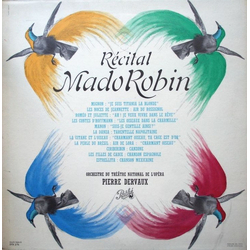 Mado Robin / Pierre Dervaux (2) / Orchestre National De L'Opéra De Paris Récital Vinyl LP USED