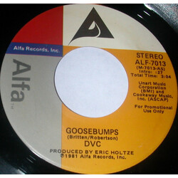 DVC (3) Goosebumps USED VINYL 7INCH 45 RPM PROMO