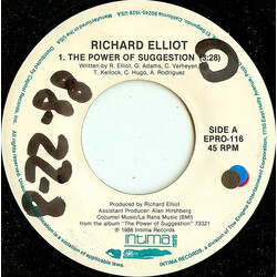 Richard Elliot The Power Of Suggestion USED VINYL 7INCH 45 RPM PROMO