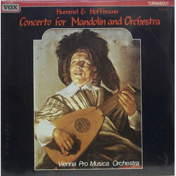 Johann Nepomuk Hummel / Johann Hoffmann / Vienna Pro Musica Orchestra Concerto For Mandolin And Orchestra Vinyl LP USED