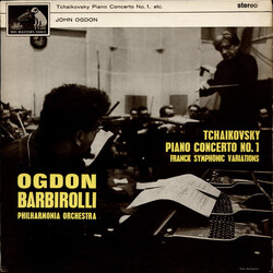 Pyotr Ilyich Tchaikovsky / César Franck / John Ogdon / Philharmonia Orchestra / Sir John Barbirolli Piano Concerto No. 1 / Symphonic Variations Vinyl 
