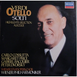 Giuseppe Verdi / Georg Solti / Wiener Philharmoniker / Wiener Staatsopernchor Otello Highlights . Selection, Auszüge Vinyl LP USED