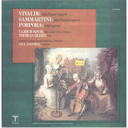 Antonio Vivaldi / Giovanni Sammartini / Nicola Porpora Viole D'Amore Concerto / Viola Pomposa Concerto / Cello Concerto Vinyl LP USED
