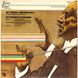 Sir Thomas Beecham / Royal Philharmonic Orchestra My Favorite Overtures Vinyl LP USED