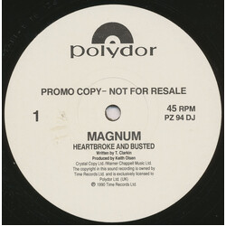 Magnum (3) Heartbroke And Busted USED VINYL 12INCH 45 RPM PROMO