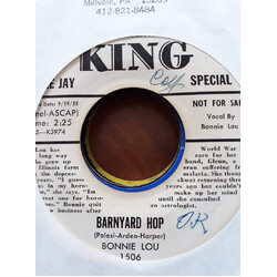 Bonnie Lou Barnyard Hop / Miss The Love USED VINYL 7INCH 45 RPM PROMO