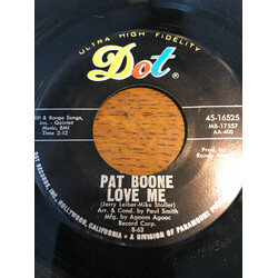 Pat Boone Love Me USED VINYL 7INCH 45 RPM SINGLE