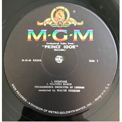Alexander Borodin / Philharmonia Orchestra / Walter Susskind Orchestral Suite From "Prince Igor" Vinyl LP USED