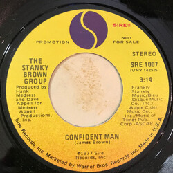 The Stanky Brown Group Confident Man USED VINYL 7INCH 45 RPM SINGLE PROMO STEREO MONO