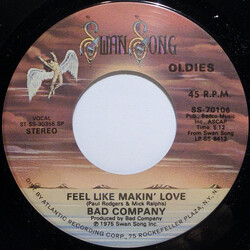 Bad Company (3) Feel Like Makin' Love USED VINYL 7INCH 45 RPM SINGLE REISSUE