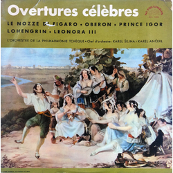 The Czech Philharmonic Orchestra / Karel Šejna / Karel Ančerl Overtures Célèbres Vinyl LP USED