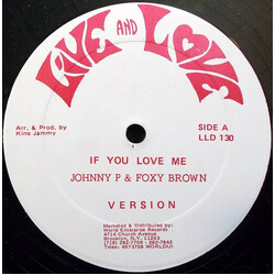 Johnny P If You Love Me / No Corry No Feelings USED VINYL 12INCH 45 RPM