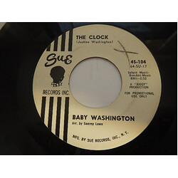 Baby Washington The Clock USED VINYL 7INCH 45 RPM SINGLE PROMO