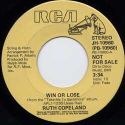 Ruth Copeland Win Or Lose USED VINYL 7INCH 45 RPM PROMO STEREO MONO