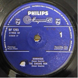 The Singing Nun Dominique USED VINYL 7INCH