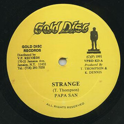 Papa San Strange USED VINYL 12INCH 45 RPM
