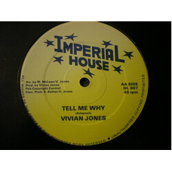 Vivian Jones Tell Me Why Vinyl 12" USED