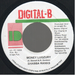 Shabba Ranks Money Lugzury USED VINYL 7INCH 45 RPM