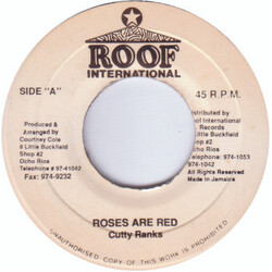 Cutty Ranks Roses Are Red USED VINYL 7INCH