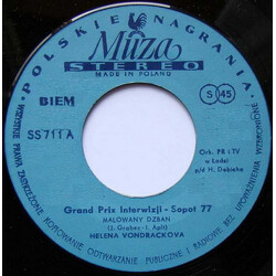 Helena Vondráčková / Maryla Rodowicz Grand Prix Interwizji - Sopot 77 Vinyl 7" USED
