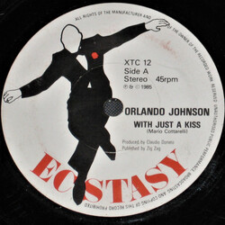 Orlando Johnson With Just A Kiss Vinyl 7" USED