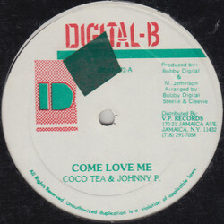 Cocoa Tea / Johnny P Come Love Me USED VINYL 12INCH 45 RPM