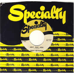 Teddy Reynolds Ain't That Soul Vinyl 7" USED