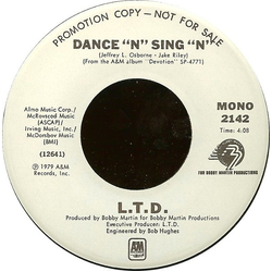 L.T.D. Dance "N" Sing "N" Vinyl 7" USED
