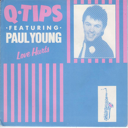 The Q Tips / Paul Young Love Hurts Vinyl 7" USED