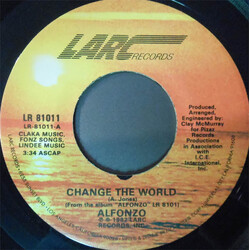 Alfonzo Change The World USED VINYL 7INCH SINGLE