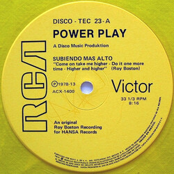 Power Play (2) Subiendo Mas Alto (Come On Take Me Higher - Do It One More Time - Higher And Higher) USED VINYL 12"