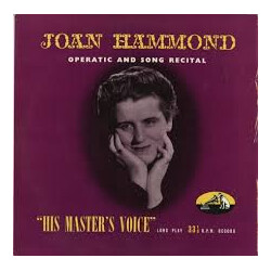 Joan Hammond Operatic And Song Recital Vinyl LP USED