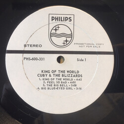 Cuby + Blizzards King Of The World Vinyl LP USED