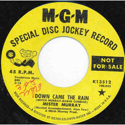 Mitch Murray Down Came The Rain Vinyl 7" USED