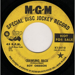 Roy Orbison Crawling Back / If You Can't Say Something Nice Vinyl 7" USED