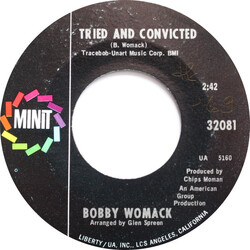 Bobby Womack Tried And Convicted USED VINYL 7INCH 45 RPM