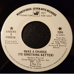 Anders & Poncia Make A Change ( (To Something Better) USED VINYL 7INCH PROMO